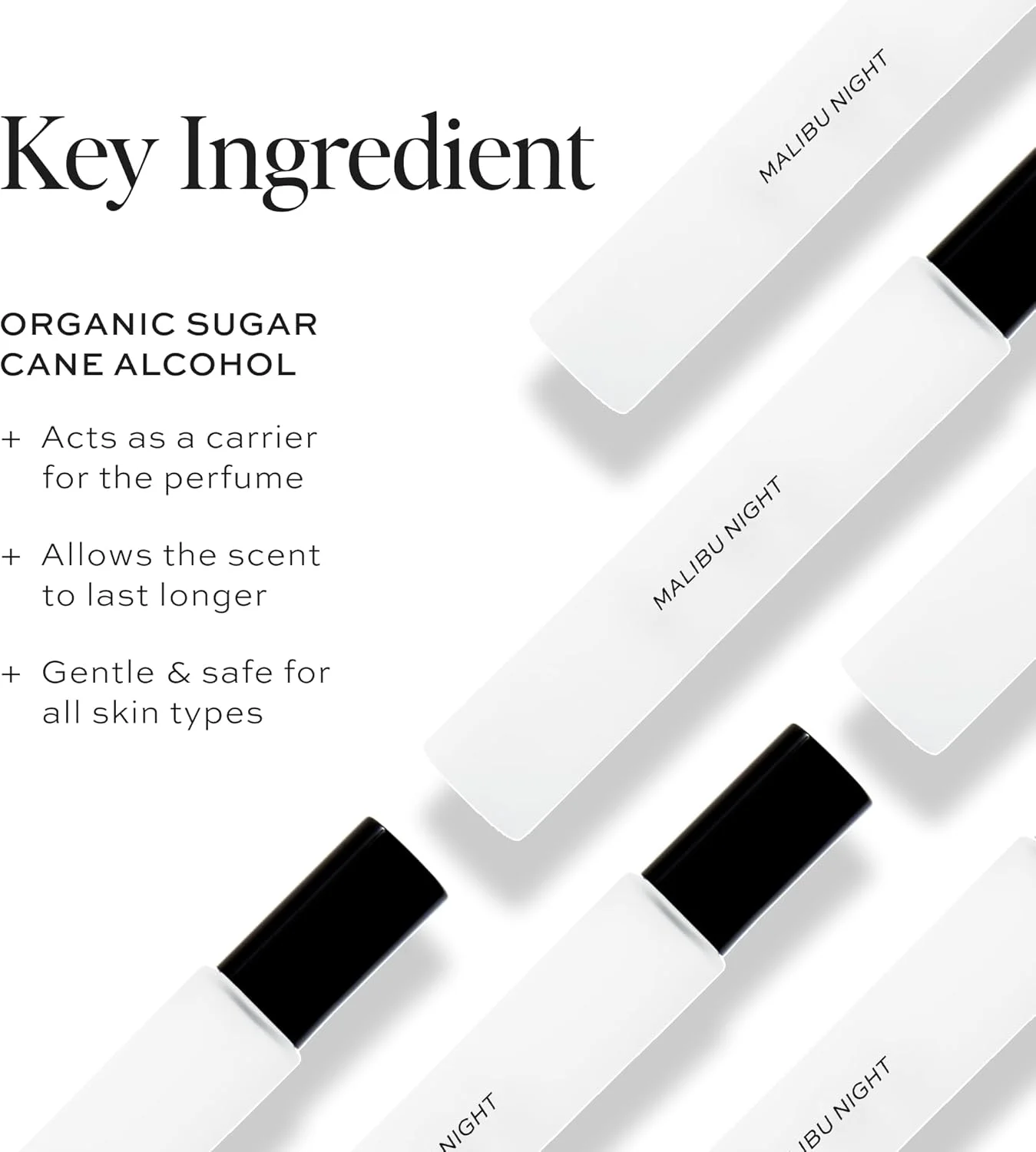 عطر دایم بیوتی مالیبو نایت، 10 میلی لیتر - رایحه مشک سبک و گلی، ضد حساسیت، عطر پاک، ادو تویلت زنانه