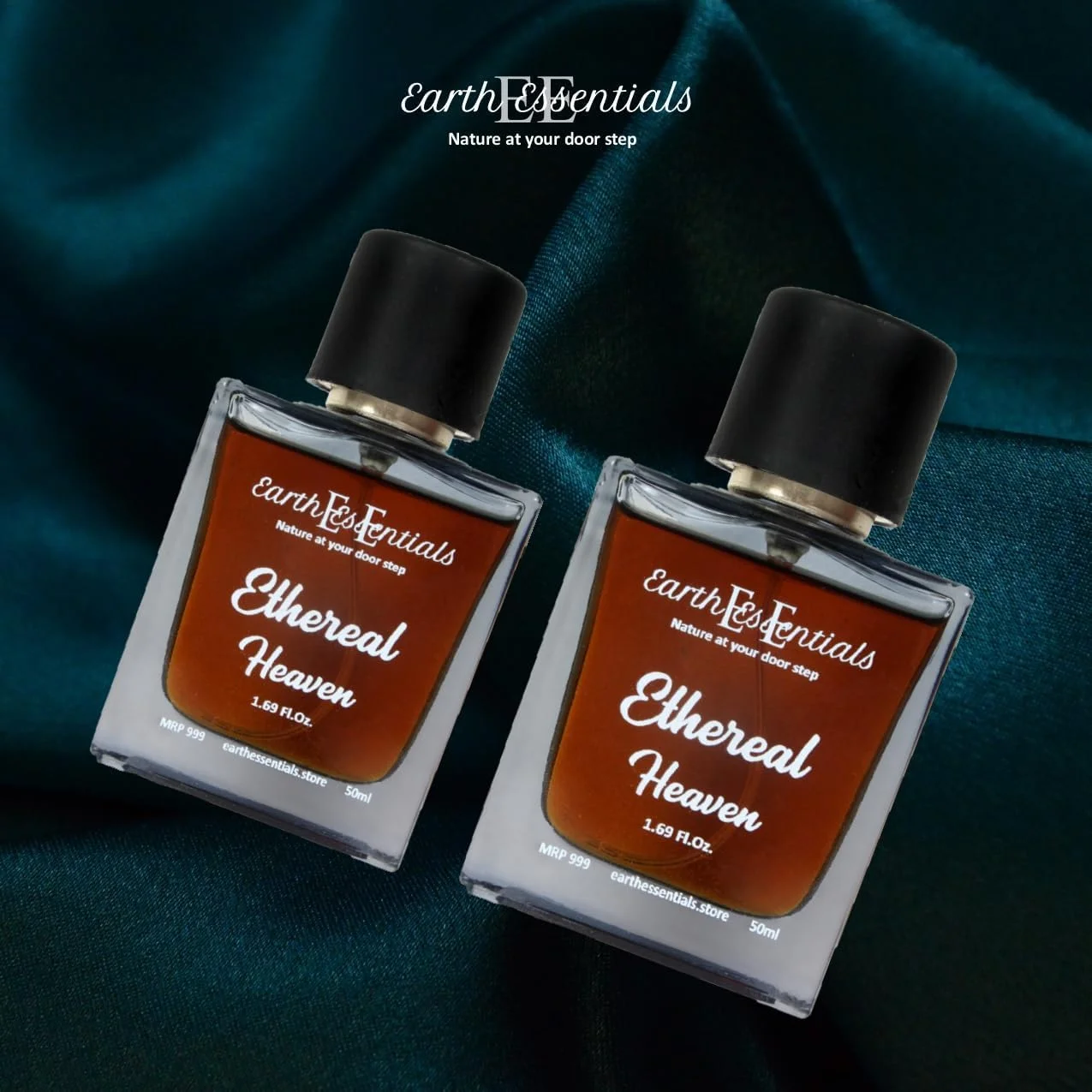 عطر یاس طبیعی Earth Essentials EtherealNatural، رایحه ای ماندگار و گلی برای بدن، با رایحه ای آرامش بخش، عطری مناسب برای آقایان و بانوان، عطر لوکس روزمره ادو پرفیوم 50 میلی لیتر، بسته 1 عددی