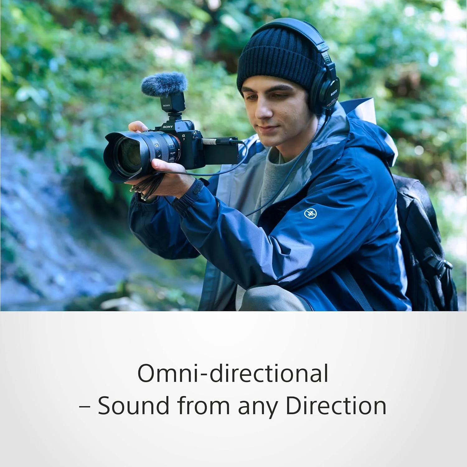 میکروفون شات گان سونی ECM-B10 (کوچک، بی سیم، بدون نیاز به باتری)