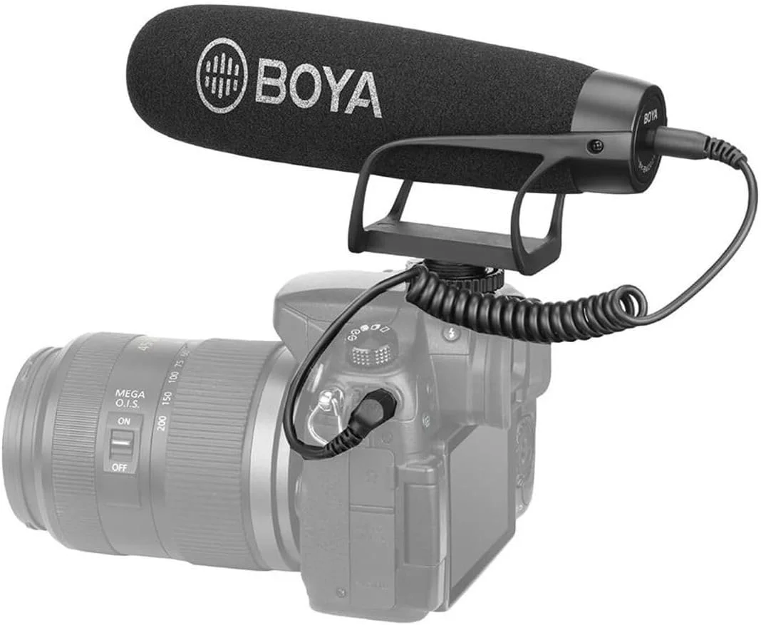 میکروفون شات گان ویدئویی کاردیوئید سبک وزن BOYA BY-BM2021 برای تلفن های هوشمند دوربین های DSLR میکروفون ویدئویی شات گان کندانسور جهت دار الکتریکی دوربین های DSLR نیکون کانن سونی دوربین فیلمبرداری میکروفون شات گان ویدئویی کاردیوئید سبک وزن BOYA BY-BM2021 برای تلفن های هوشمند دوربین های DSLR میکروفون ویدئویی شات گان کندانسور جهت دار الکتریکی دوربین های DSLR نیکون کانن سونی دوربین فیلمبرداری
