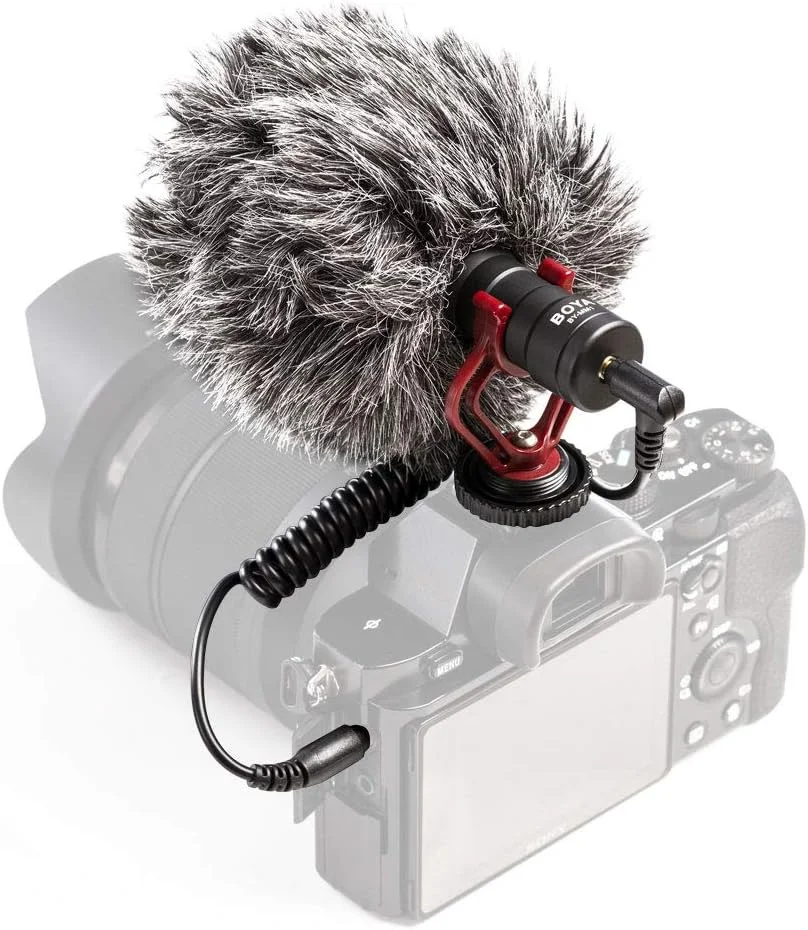 میکروفون مینی کاردیوئید فلزی کندانسور الکترت BOYA BY-MM1 با پلاگ 3.5 میلی متری برای آیفون 6/6 پلاس، سامسونگ، هواوی، تبلت، کامپیوتر، دوربین DSLR کانن، نیکون، سونی، دوربین فیلمبرداری میکروفون مینی کاردیوئید فلزی کندانسور الکترت BOYA BY-MM1 با پلاگ 3.5 میلی متری برای آیفون 6/6 پلاس، سامسونگ، هواوی، تبلت، کامپیوتر، دوربین DSLR کانن، نیکون، سونی، دوربین فیلمبرداری