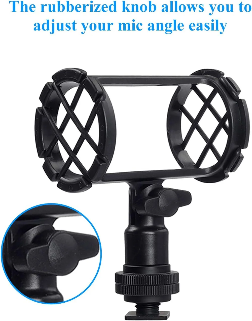 لرزه گیر میکروفون دوربین BOYA BY-C04 با کفشک سرد دوربین سازگار با AKG D230 Senheisser ME66 Rode NTG-2 NTG-1 Audio-Technica AT-875R میکروفون شاتگان لرزه گیر میکروفون دوربین BOYA BY-C04 با کفشک سرد دوربین سازگار با AKG D230 Senheisser ME66 Rode NTG-2 NTG-1 Audio-Technica AT-875R میکروفون شاتگان