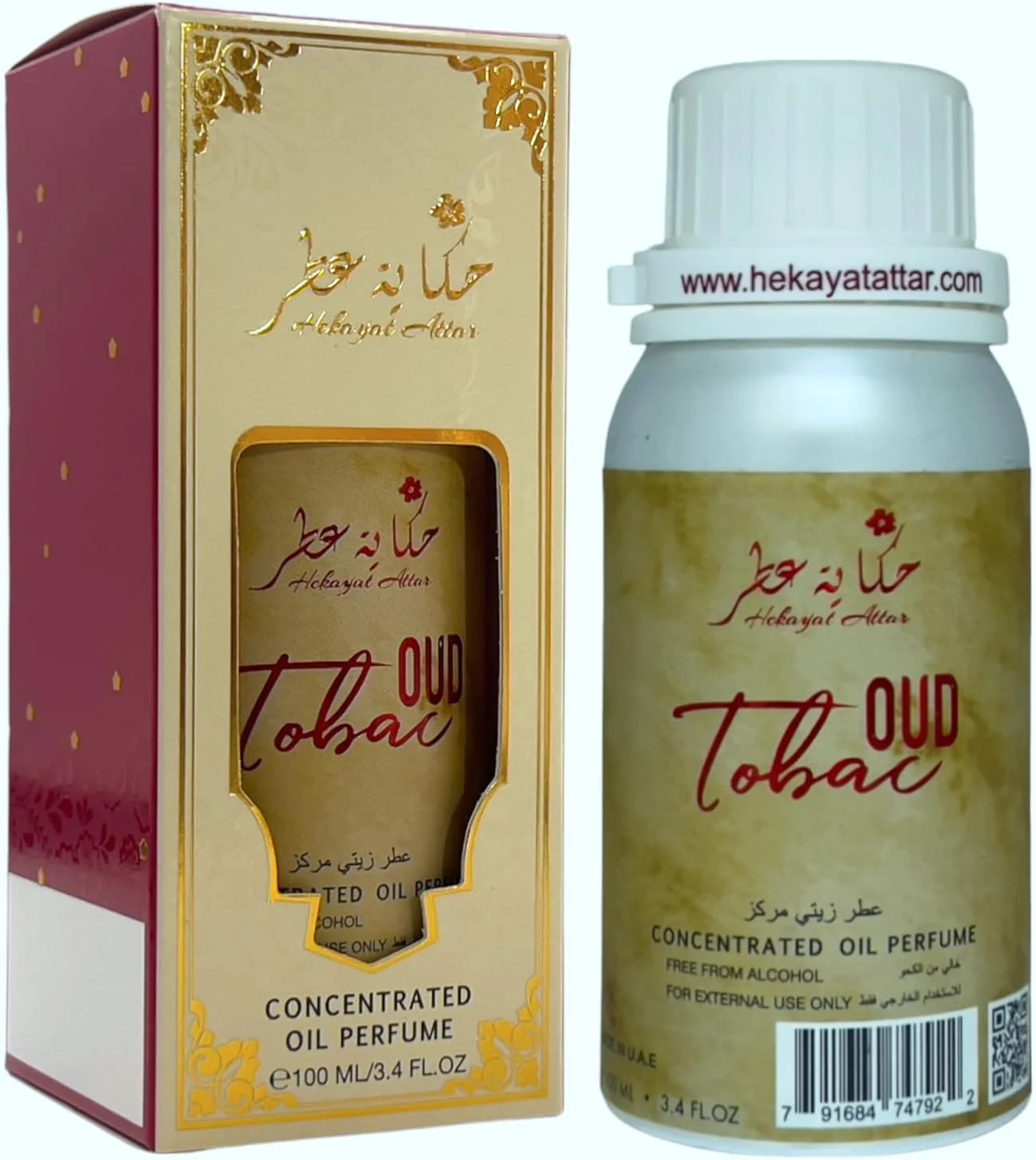 روغن عطر غلیظ حکایت عطر عود تنباکو 100 میلی لیتر | مجموعه میراث از حکایت عطر
