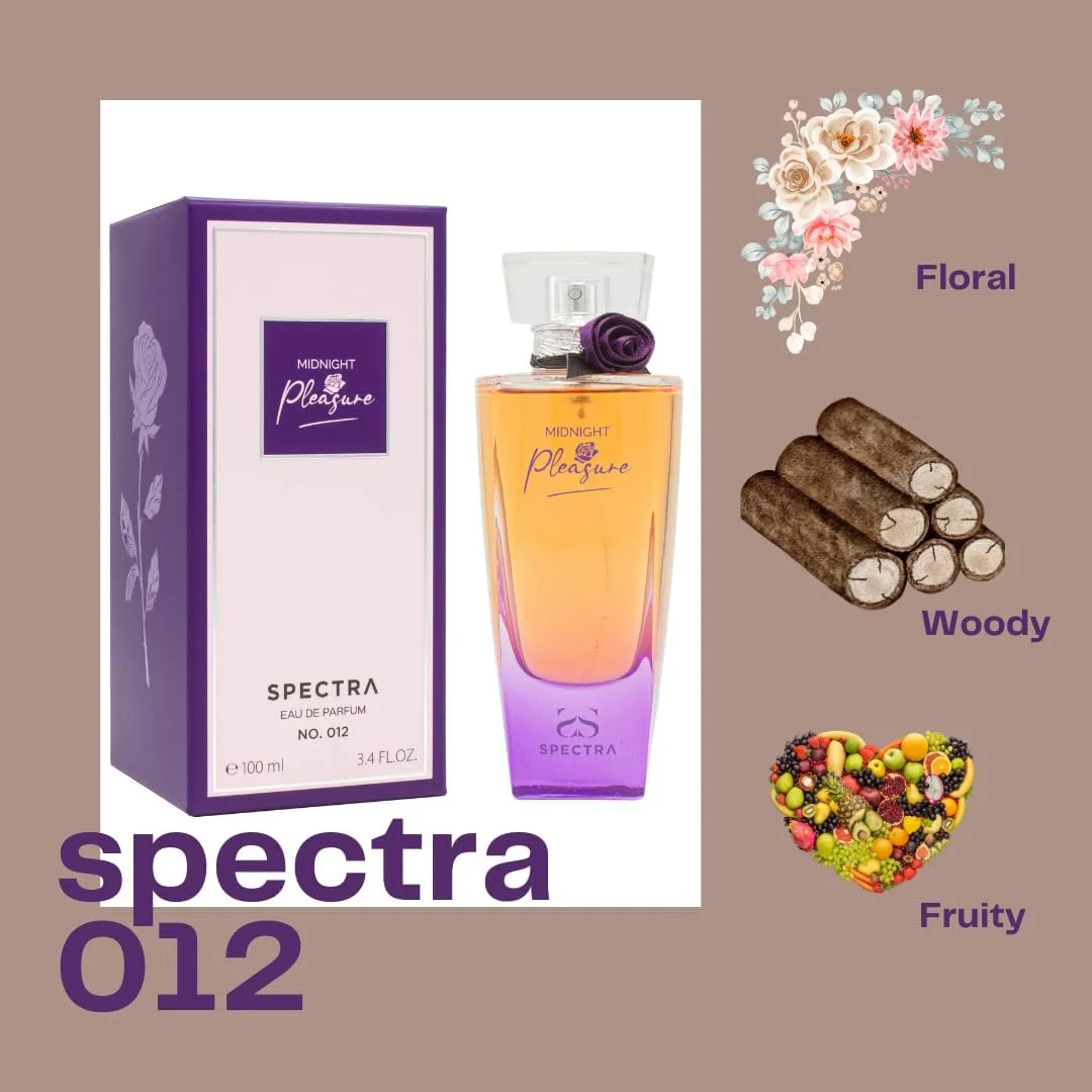 ادکلن زنانه های پرفیوم اسپکترا 012 مدل Midnight Pleasure EDP - حجم 100 میلی لیتر