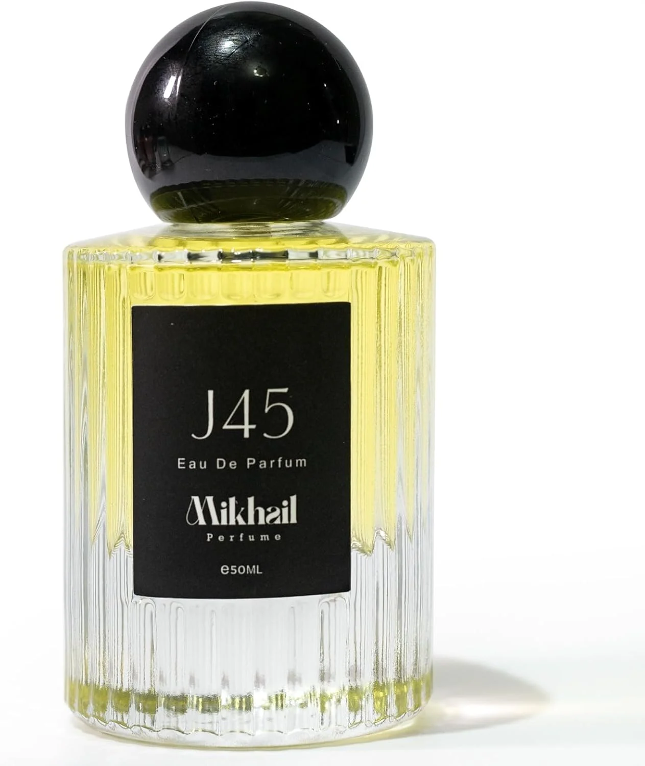 عطر унисекс J45 by Mikhail با رایحه گل های شرقی - ادو پرفیوم ماندگار برای مردان و زنان - عطر لوکس و قوی با زعفران، یاس، مشک و عنبر - رایحه ممتاز برای استفاده روزانه و شبانه - 50 میلی لیتر