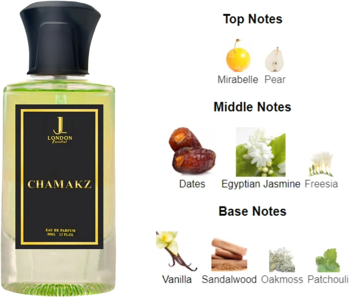 ادو پرفیوم جان لندن اسنشیال - عطر مردانه و زنانه - الهام گرفته از CHLOE NOMADE JASMINE - CHAMAKZ 50ml ادو پرفیوم جان لندن اسنشیال - عطر مردانه و زنانه - الهام گرفته از CHLOE NOMADE JASMINE - CHAMAKZ 50ml