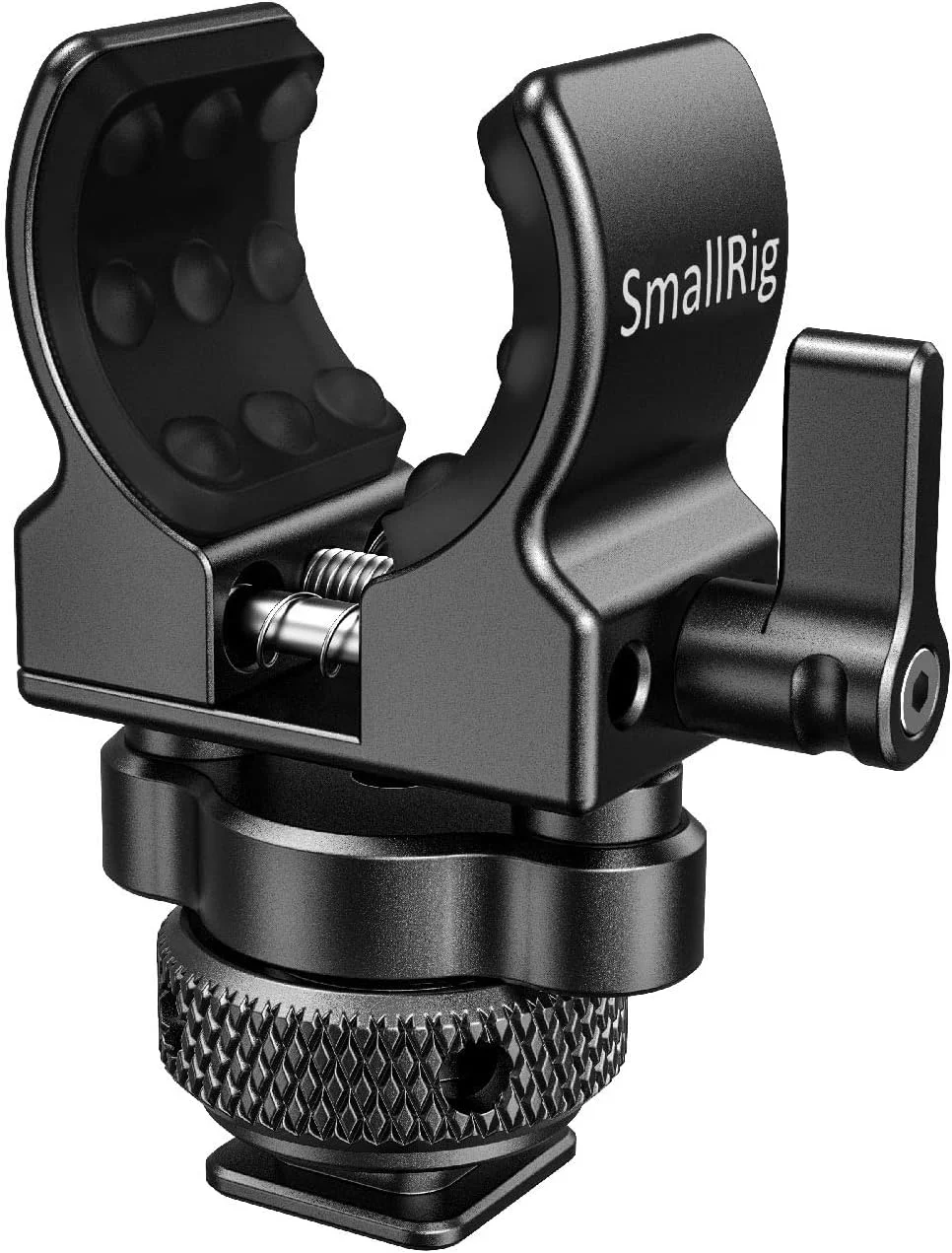 نگهدارنده میکروفون شاتگان SmallRig (کفشک سرد)، سیلیکون نرم داخلی، جذب ضربه و نویز مدل BSM2352