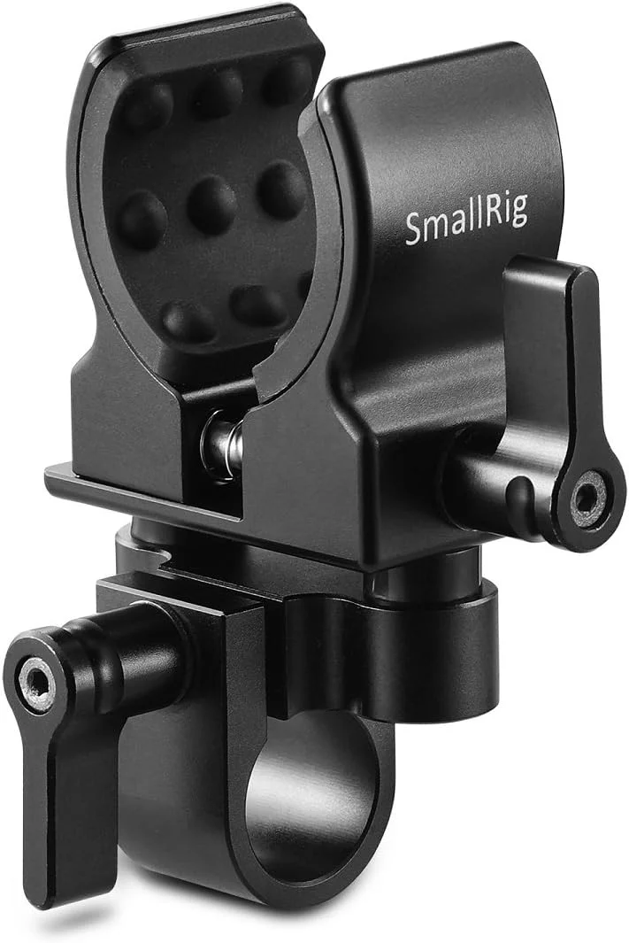 نگهدارنده میکروفون شاتگان یونیورسال SmallRig برای قطر 19-25 میلی‌متر با ژل سیلیکا الاستیک، ضد ضربه و جذب نویز 1993