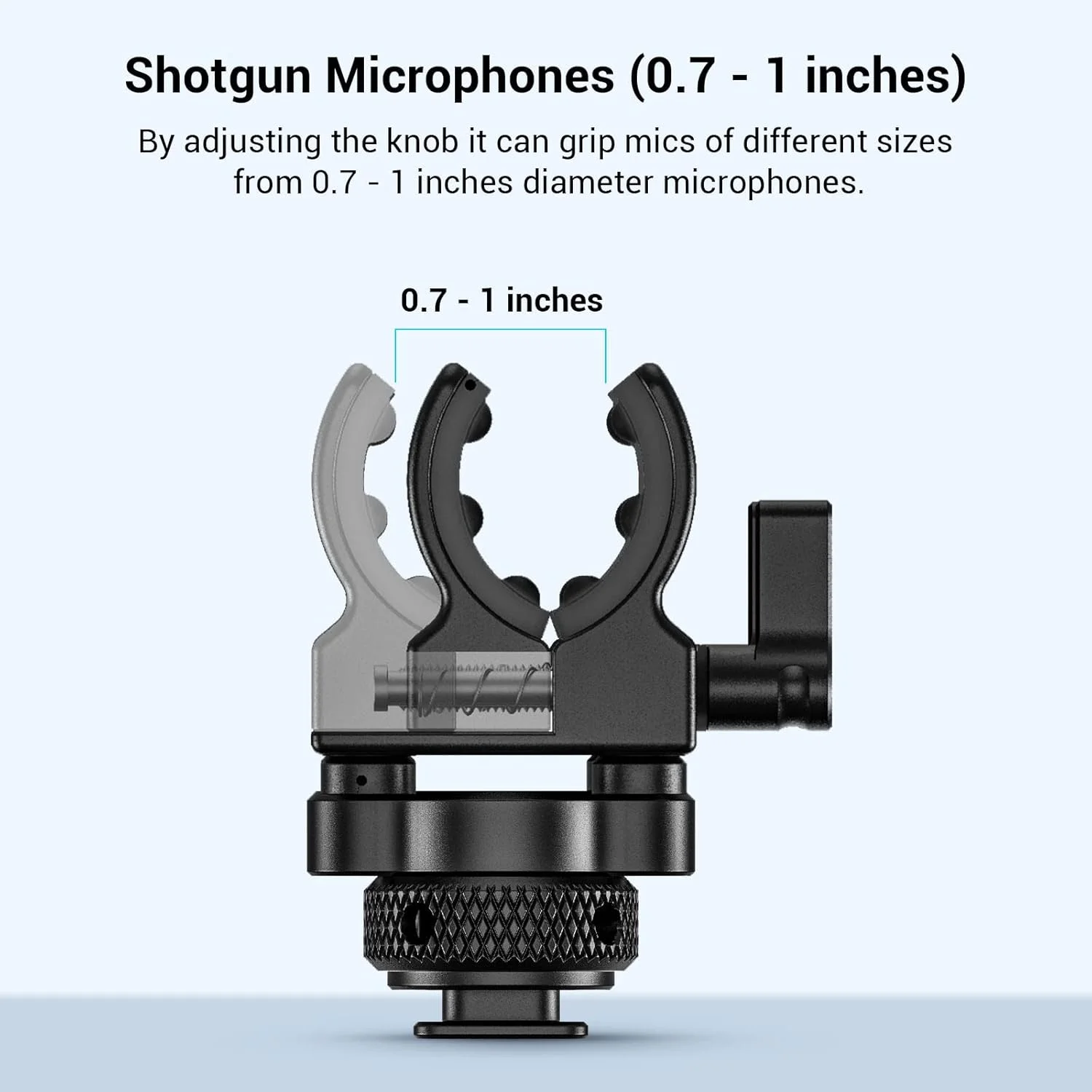 نگهدارنده میکروفون شاتگان SmallRig (کفشک سرد)، سیلیکون نرم داخلی، جذب ضربه و نویز مدل BSM2352 نگهدارنده میکروفون شاتگان SmallRig (کفشک سرد)، سیلیکون نرم داخلی، جذب ضربه و نویز مدل BSM2352