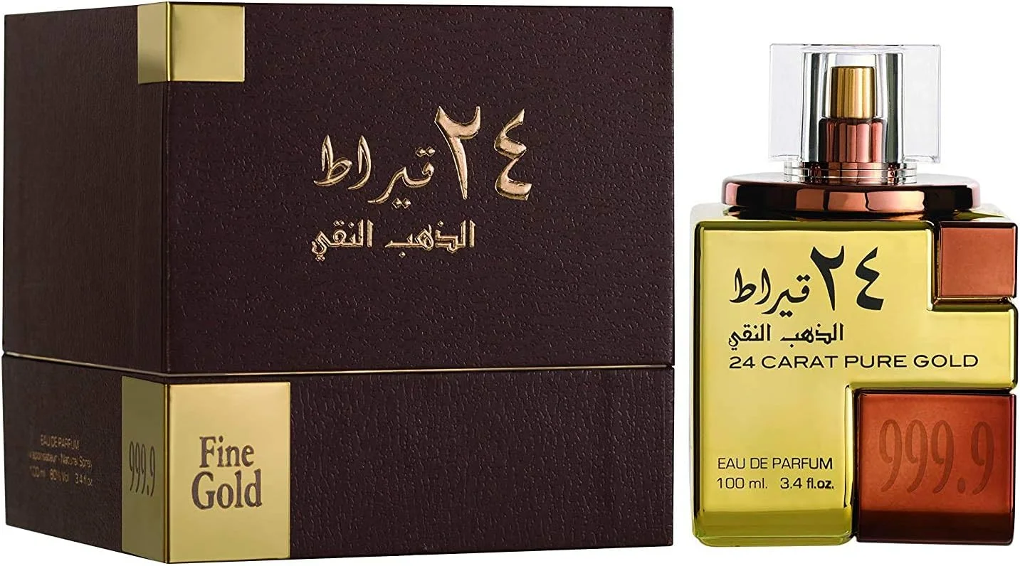 ادکلن унисекс لطافه 24 عیار طلای خالص، 100 میلی لیتر