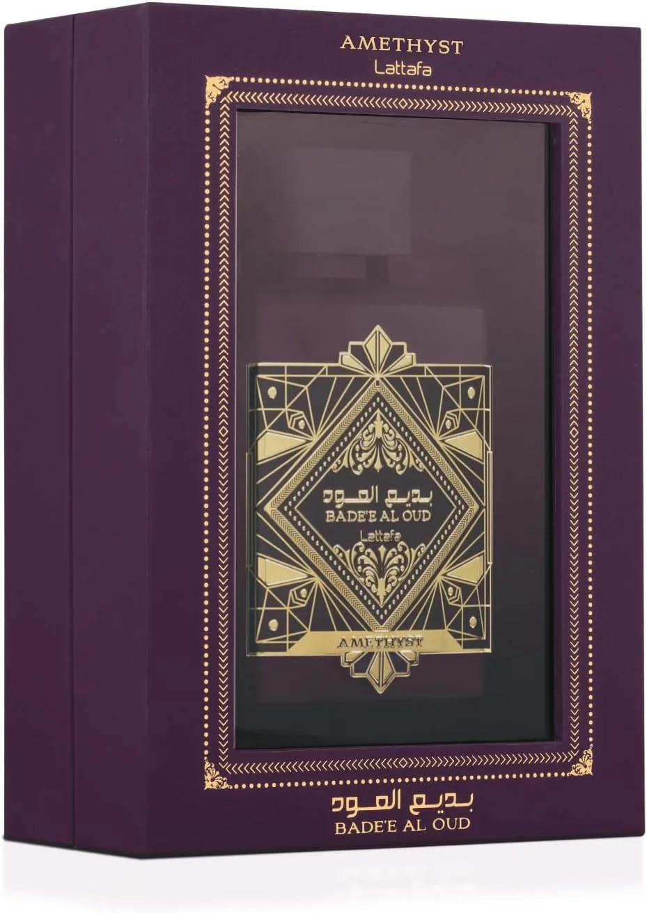عطر زنانه و دخترانه لطافه بدیع العود آمتیست 100 میلی لیتر