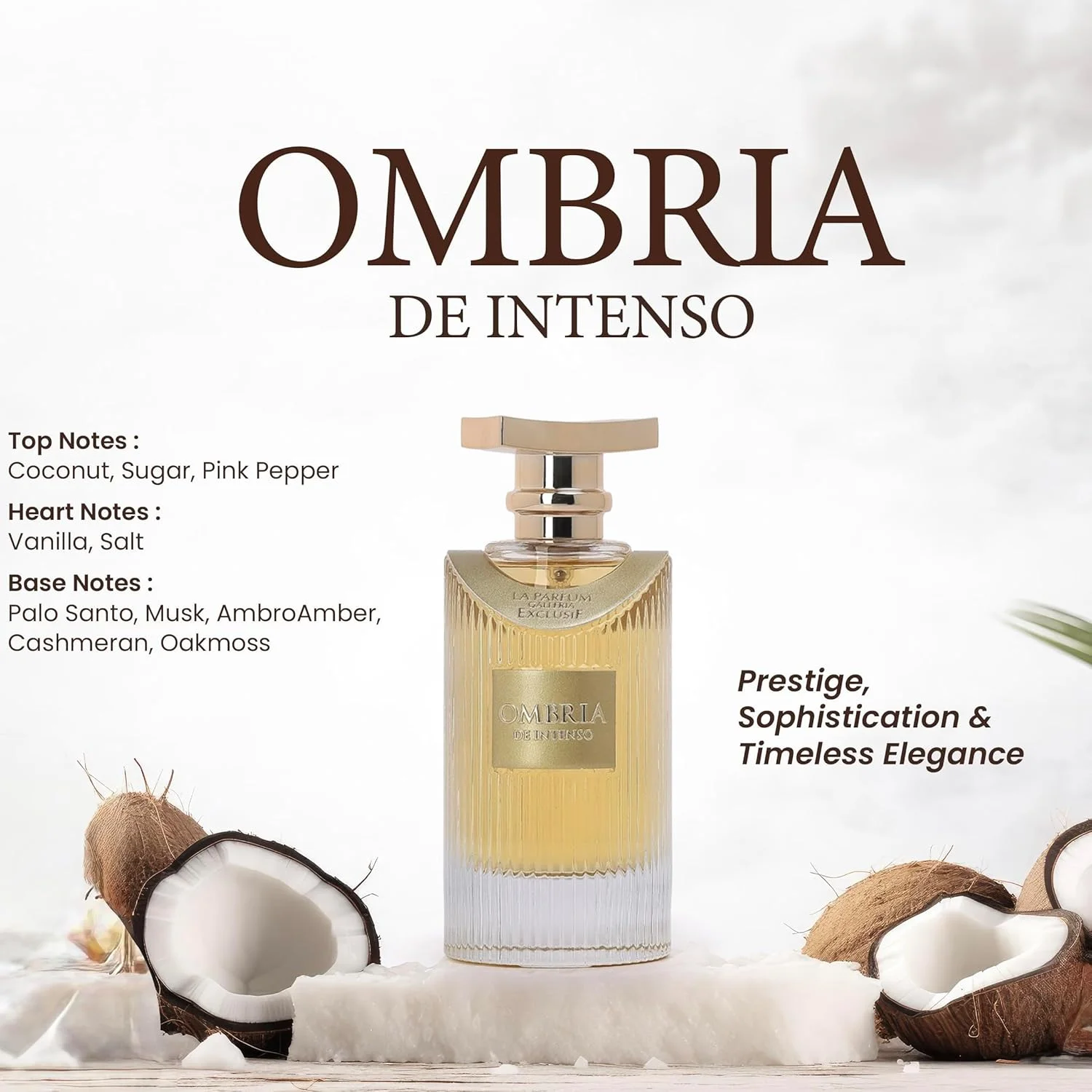 LA PARFUM GALLERIA | Ombria De Intenso | یک اسپری از رایحه ای که جذابیت بی نهایت به شما می بخشد | عطر مردانه و زنانه | ماندگاری طولانی | ادو پرفیوم | 100 میلی لیتر LA PARFUM GALLERIA | Ombria De Intenso | یک اسپری از رایحه ای که جذابیت بی نهایت به شما می بخشد | عطر مردانه و زنانه | ماندگاری طولانی | ادو پرفیوم | 100 میلی لیتر