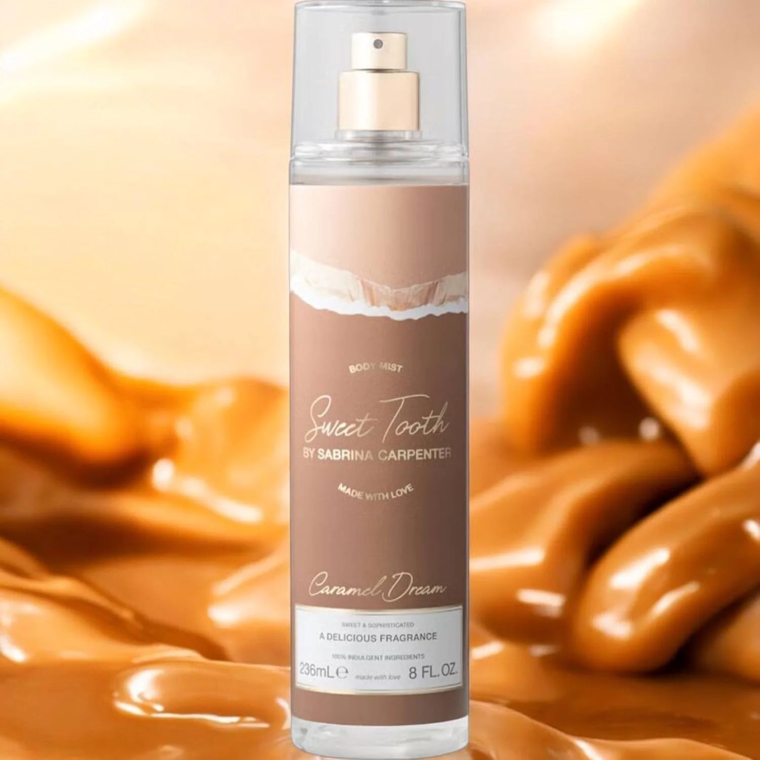 اسپری خوشبو کننده بدن زنانه سابرینا کارپنتر سوییت توث با رایحه های مختلف 236 میلی لیتر (Caramel Dream) اسپری خوشبو کننده بدن زنانه سابرینا کارپنتر سوییت توث با رایحه های مختلف 236 میلی لیتر (Caramel Dream)