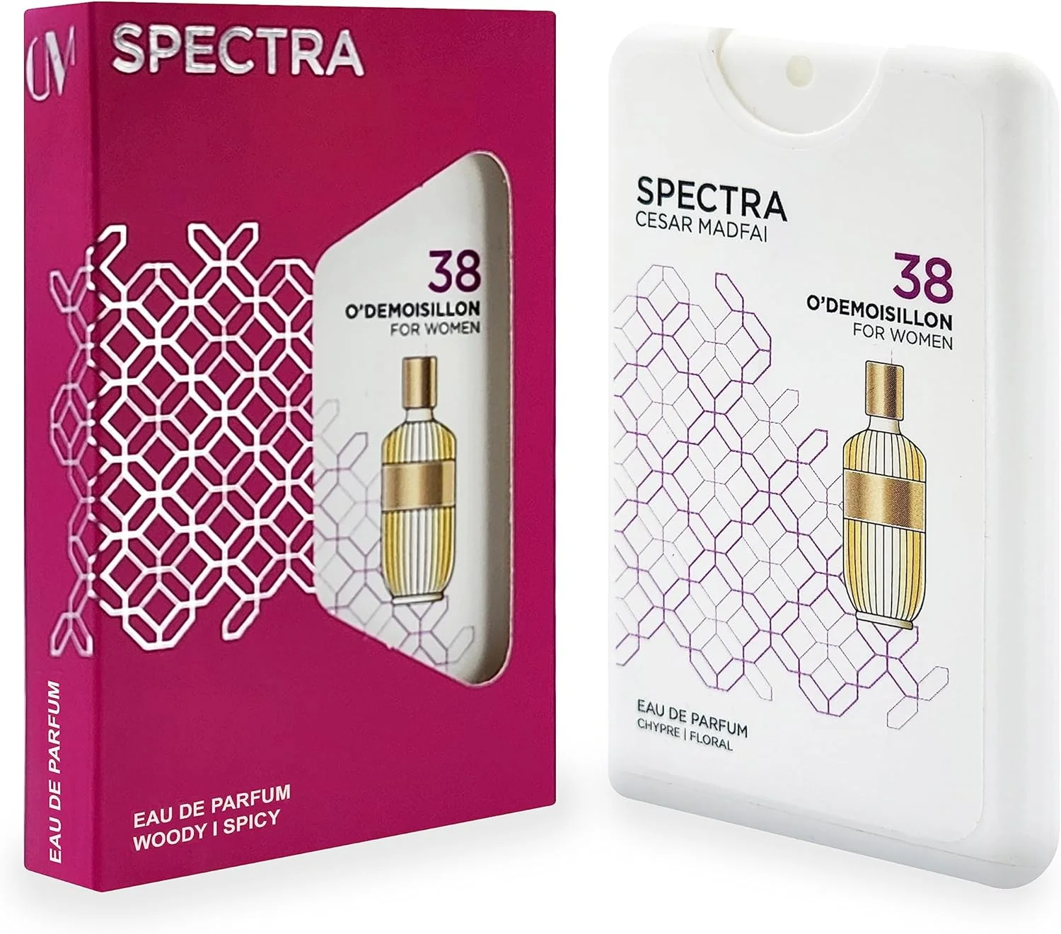 عطر جیبی زنانه اسپکترا پاکت 038 O’Demoisillon - حجم 18 میلی لیتر
