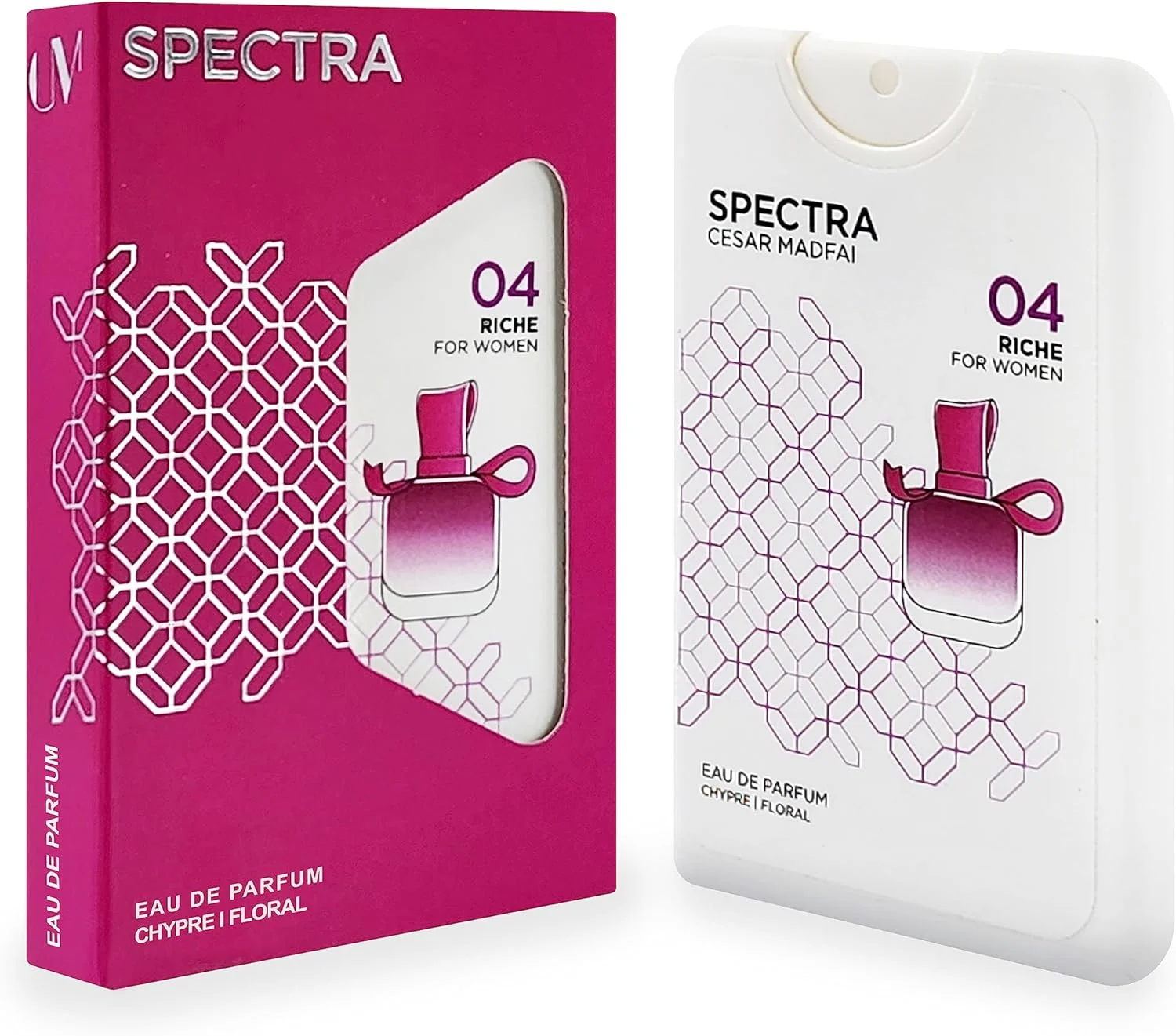 عطر جیبی زنانه اسپکترا پاکت 004 Riche - حجم 18 میلی لیتر