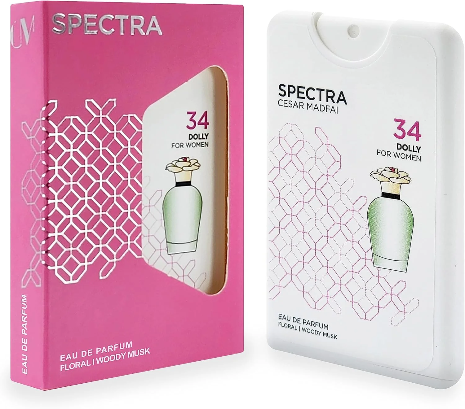 عطر جیبی زنانه اسپکترا پاکت 034 دالی - 18 میلی لیتر