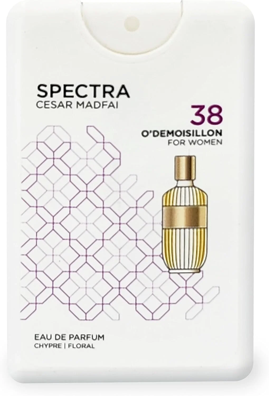 عطر جیبی زنانه اسپکترا پاکت 038 O’Demoisillon - حجم 18 میلی لیتر