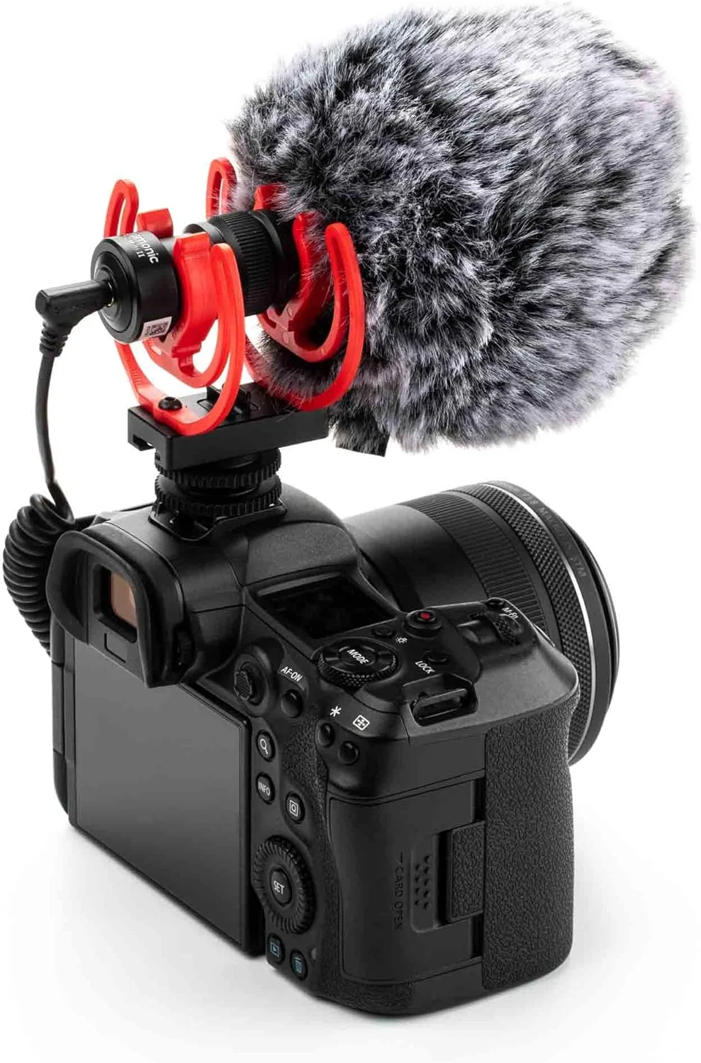 میکروفون شات گان روی دوربینی سارامونیک Vmic Mini II برای دوربین ها، دستگاه های موبایل و غیره با لرزه گیر Rycote، بادگیر داخلی، بادگیر خزدار، کیف، کابل های TRS و TRRS و موارد دیگر (VMICMINI2) میکروفون شات گان روی دوربینی سارامونیک Vmic Mini II برای دوربین ها، دستگاه های موبایل و غیره با لرزه گیر Rycote، بادگیر داخلی، بادگیر خزدار، کیف، کابل های TRS و TRRS و موارد دیگر (VMICMINI2)