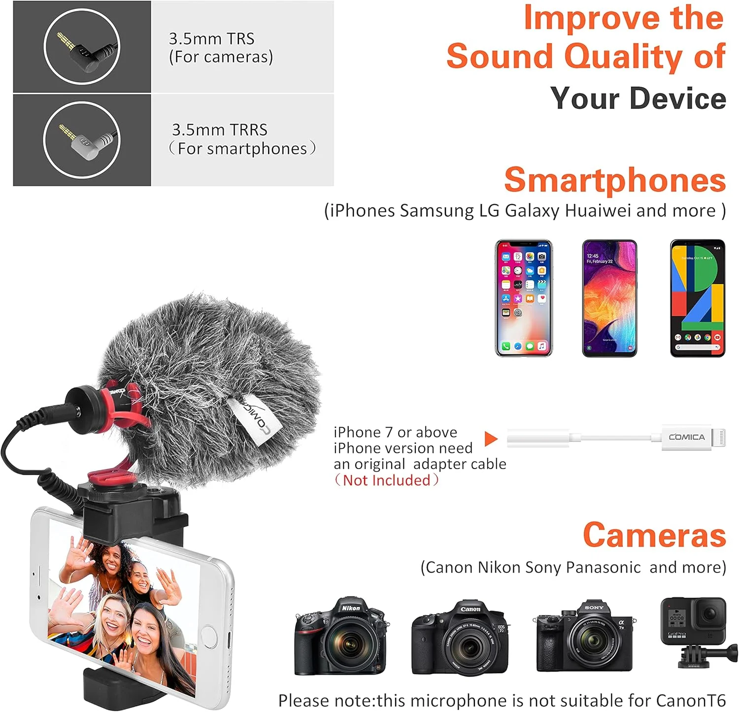 میکروفون دوربین COMICA مدل CVM-VM10II، میکروفون شاتگان ویدیویی با پایه ضد لرزش و بادگیر، میکروفون ضبط دوربین فیلمبرداری برای دوربین های DSLR کانن/نیکون/سونی/پاناسونیک و تلفن هوشمند برای یوتیوب/ولاگ (قرمز) میکروفون دوربین COMICA مدل CVM-VM10II، میکروفون شاتگان ویدیویی با پایه ضد لرزش و بادگیر، میکروفون ضبط دوربین فیلمبرداری برای دوربین های DSLR کانن/نیکون/سونی/پاناسونیک و تلفن هوشمند برای یوتیوب/ولاگ (قرمز)
