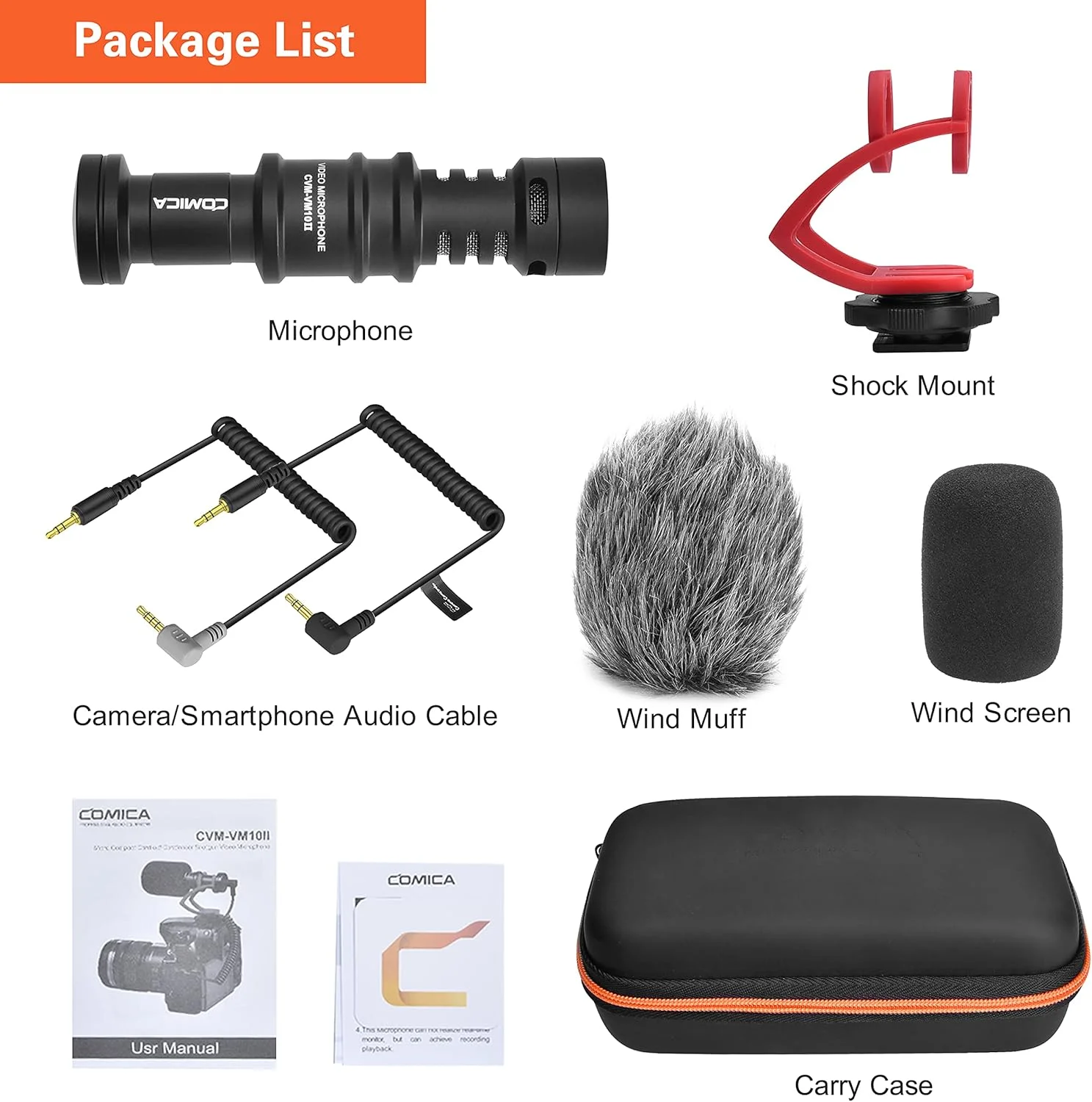 میکروفون دوربین COMICA مدل CVM-VM10II، میکروفون شاتگان ویدیویی با پایه ضد لرزش و بادگیر، میکروفون ضبط دوربین فیلمبرداری برای دوربین های DSLR کانن/نیکون/سونی/پاناسونیک و تلفن هوشمند برای یوتیوب/ولاگ (قرمز) میکروفون دوربین COMICA مدل CVM-VM10II، میکروفون شاتگان ویدیویی با پایه ضد لرزش و بادگیر، میکروفون ضبط دوربین فیلمبرداری برای دوربین های DSLR کانن/نیکون/سونی/پاناسونیک و تلفن هوشمند برای یوتیوب/ولاگ (قرمز)
