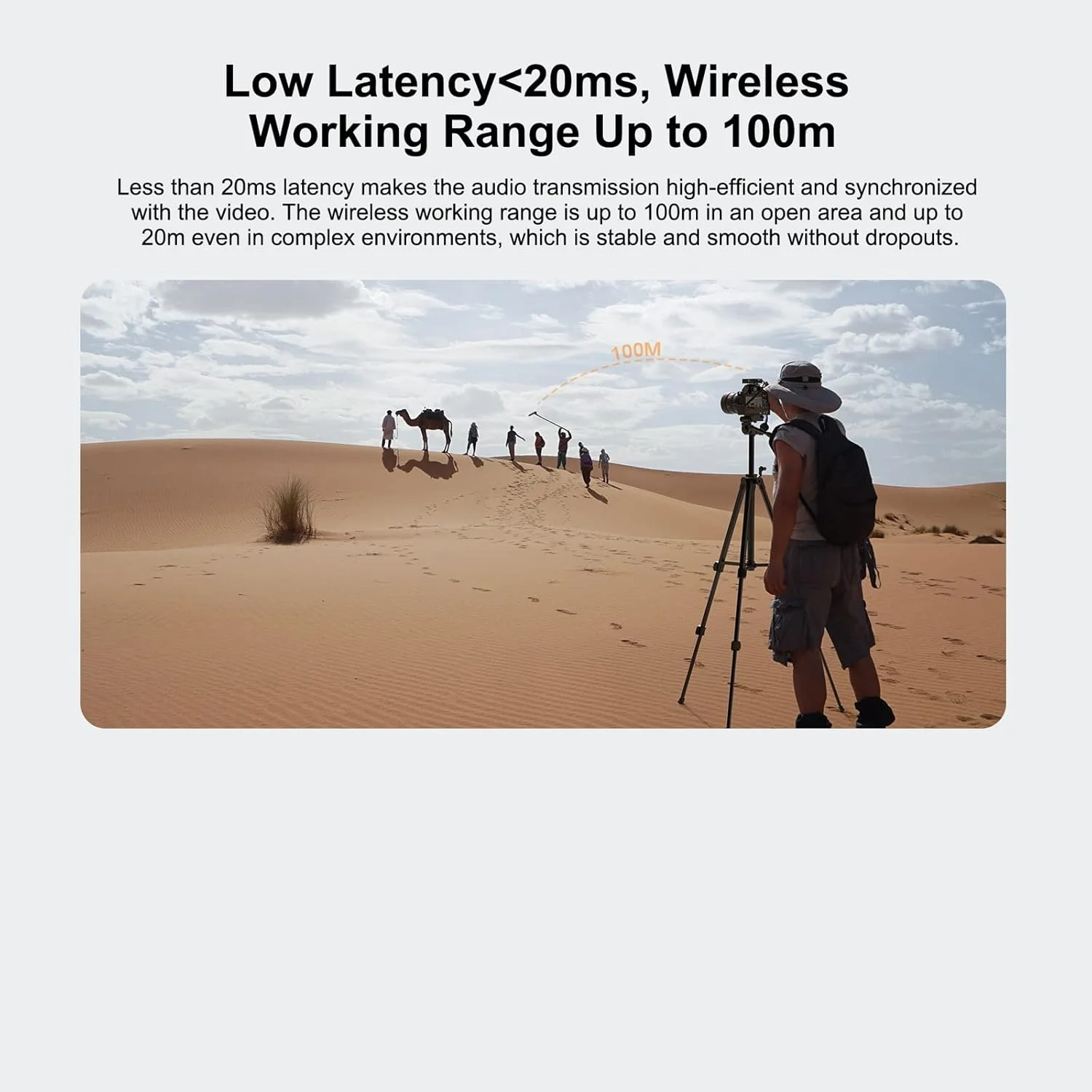 میکروفون کندانسور سوپر کاردیوئید بیسیم COMICA CVM-VM30 2.4G برای دوربین، تلفن هوشمند و رایانه شخصی با 75/150 هرتز، میکروفون ویدیویی جهانی سوپر کاردیوئید برای فیلمسازان و ولاگرها میکروفون کندانسور سوپر کاردیوئید بیسیم COMICA CVM-VM30 2.4G برای دوربین، تلفن هوشمند و رایانه شخصی با 75/150 هرتز، میکروفون ویدیویی جهانی سوپر کاردیوئید برای فیلمسازان و ولاگرها