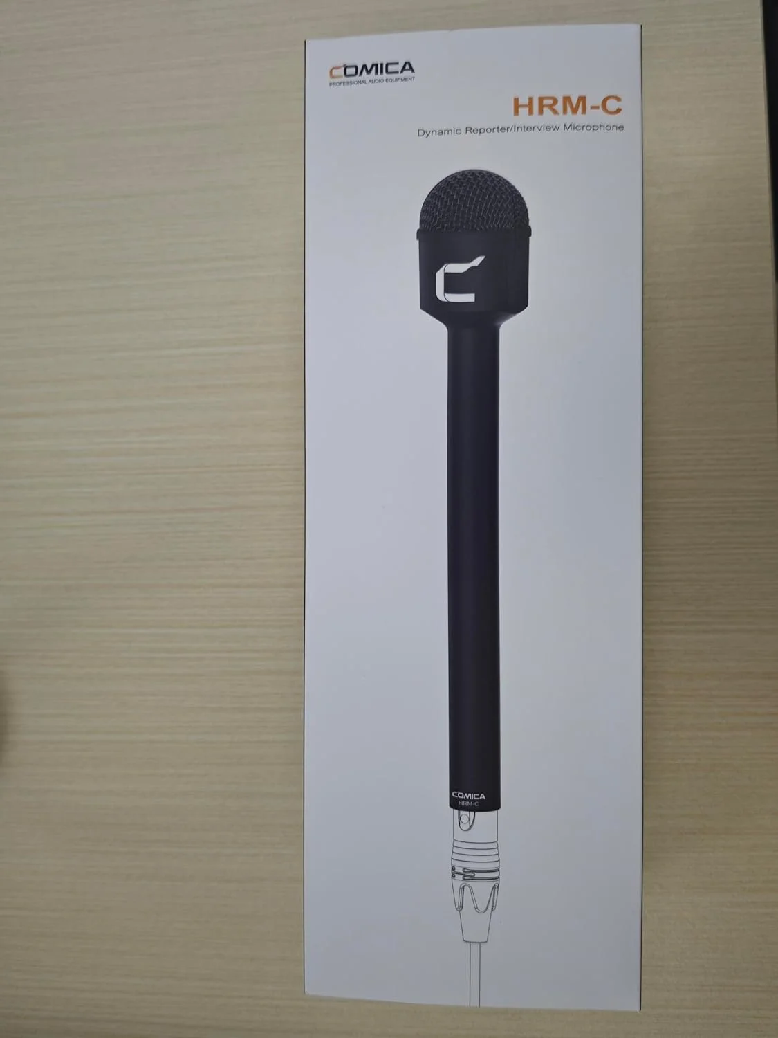 میکروفون دستی مصاحبه COMICA HRM-C، میکروفون دینامیک همه جهته با کابل XLR، میکروفون وکال برای ضبط، سخنرانی، استیج، ارائه، کنفرانس - ایده آل برای دوربین های فیلمبرداری، دوربین های DSLR