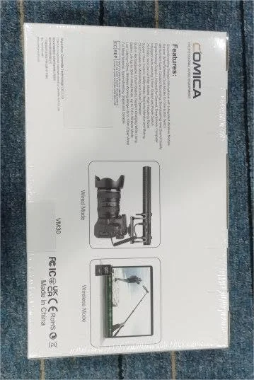 میکروفون کندانسور سوپر کاردیوئید بیسیم COMICA CVM-VM30 2.4G برای دوربین، تلفن هوشمند و رایانه شخصی با 75/150 هرتز، میکروفون ویدیویی جهانی سوپر کاردیوئید برای فیلمسازان و ولاگرها میکروفون کندانسور سوپر کاردیوئید بیسیم COMICA CVM-VM30 2.4G برای دوربین، تلفن هوشمند و رایانه شخصی با 75/150 هرتز، میکروفون ویدیویی جهانی سوپر کاردیوئید برای فیلمسازان و ولاگرها