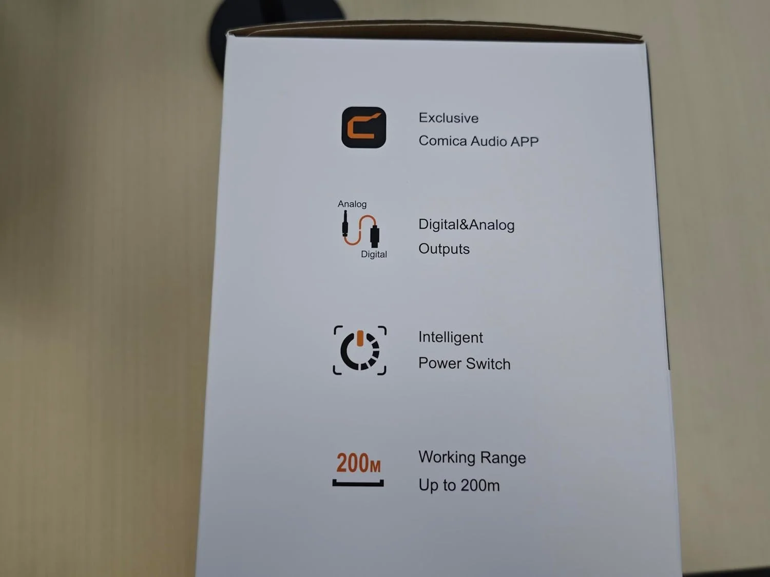 فرستنده میکروفون شاتگان بی‌سیم Comica VM40، حافظه 32 گیگابایتی، ضبط شناور 32 بیتی، برد 200 متری، سوپر کاردیوئید، فیلتر برش پایین، میکروفون جهت‌دار برای فیلمسازان، مصاحبه‌ها، خبرنگاران