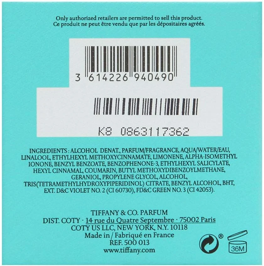 عطر زنانه تیفانی اند کو اینتنس ادو پرفیوم 75 میلی لیتر عطر زنانه تیفانی اند کو اینتنس ادو پرفیوم 75 میلی لیتر