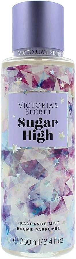 اسپری بدن زنانه ویکتوریا سیکرت مدل Sugar High Fragrance Mist، حجم 250 میلی لیتر