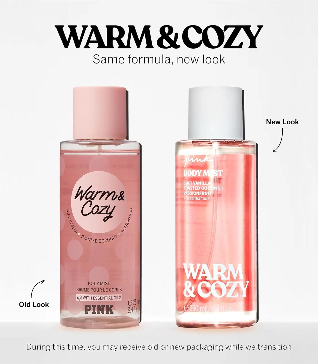 بادی میست 250 میل ویکتوریا سیکرت Pink Warm & Cozy بادی میست 250 میل ویکتوریا سیکرت Pink Warm & Cozy