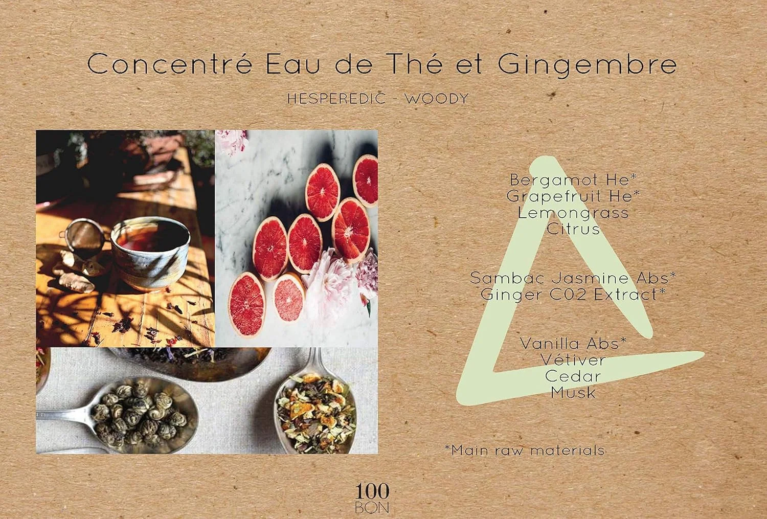 سونبون 100BON ادو تویلت The & Gingembre EDP غلیظ - رایحه ماندگار و قوی با مواد طبیعی - زنجبیل، چای و یاس سامباک - 15 میلی لیتر سونبون 100BON ادو تویلت The & Gingembre EDP غلیظ - رایحه ماندگار و قوی با مواد طبیعی - زنجبیل، چای و یاس سامباک - 15 میلی لیتر