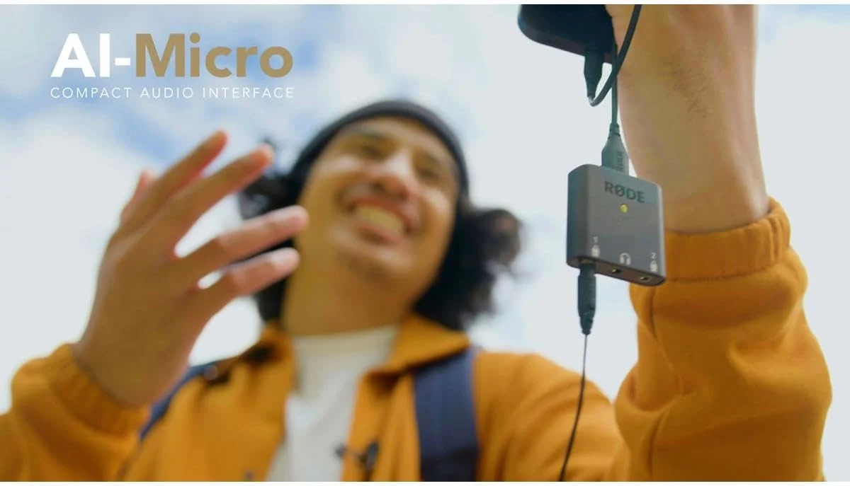 اینترفیس صوتی دو کاناله فوق فشرده RØDE AI-Micro برای کامپیوتر، گوشی های هوشمند و تبلت ها