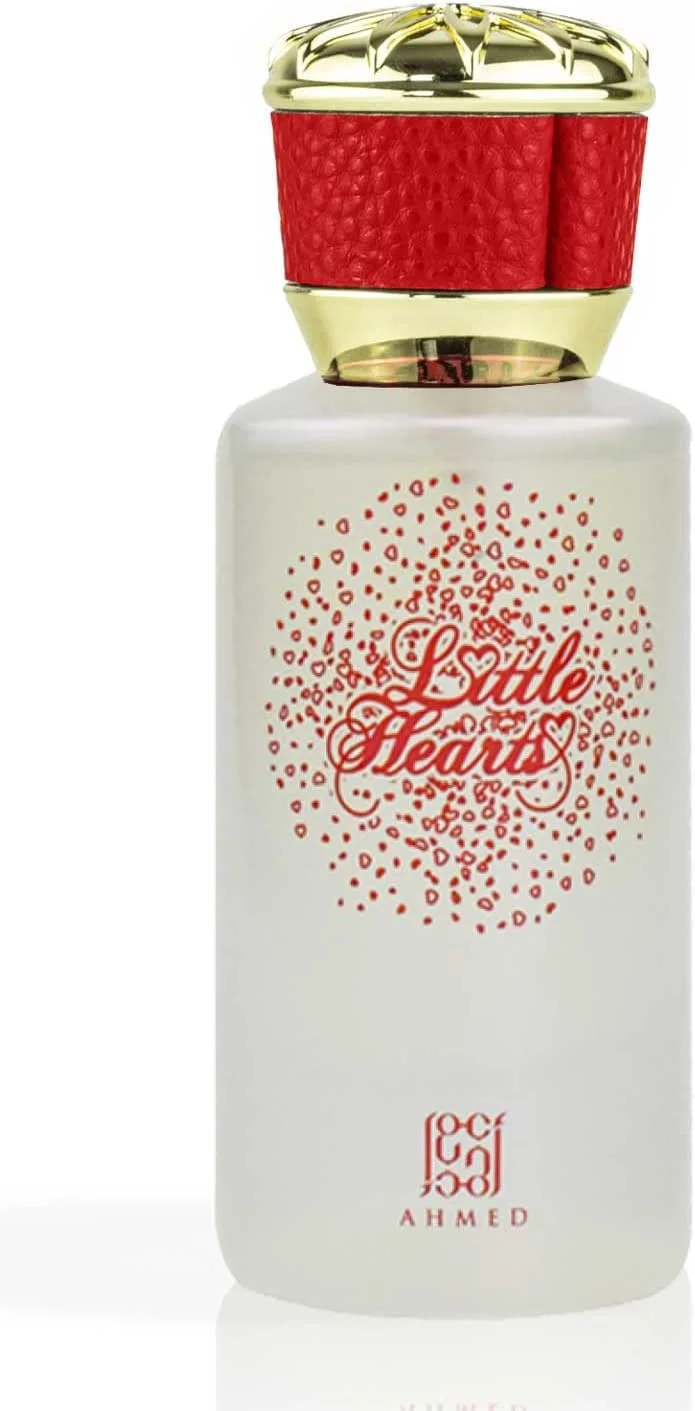 عطر زنانه احمد لیتل هارتس ادو پرفیوم - 50 میلی لیتر | رایحه ای برای زنان | عود شرقی با عنبر، مشک و وانیل | از المغربی عود عربی و عطر دبی
