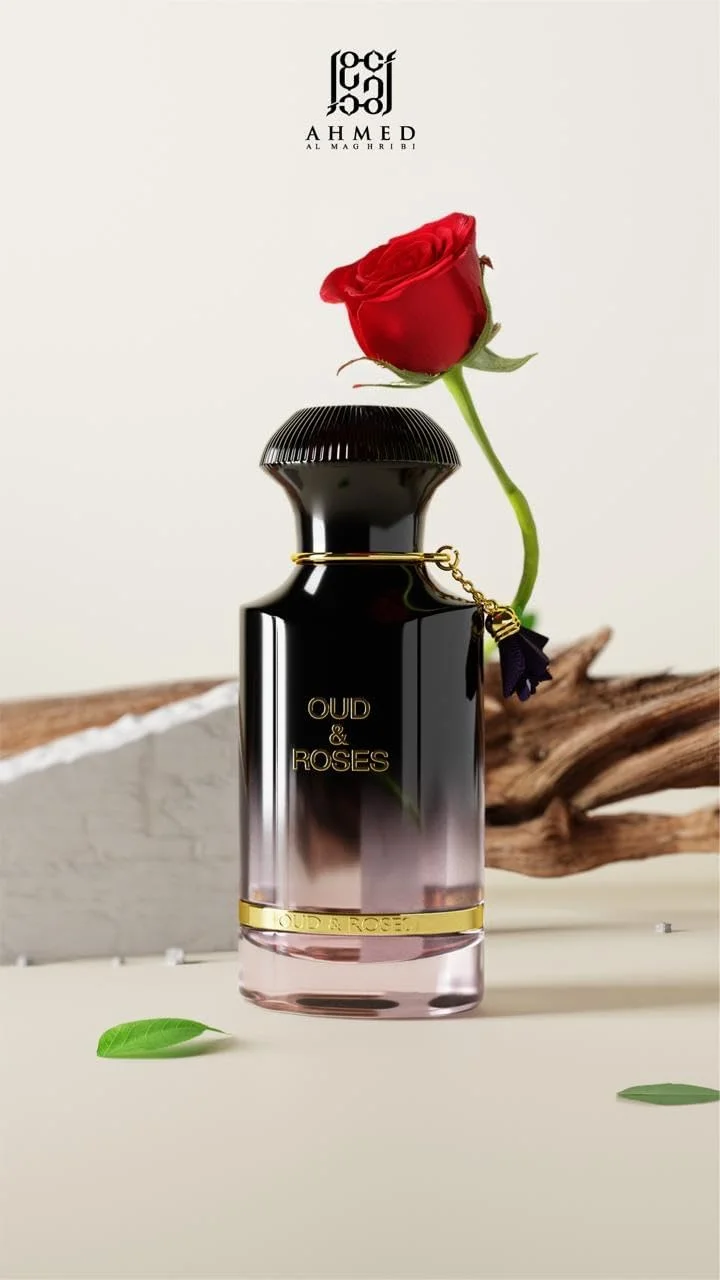 عطر احمد المغربی عود و رز