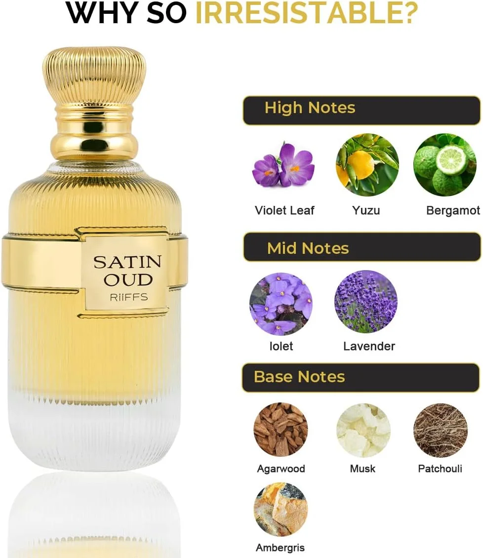 عطر زنانه ساتین عود ایان ادو پرفیوم اسپری 100 میلی لیتر