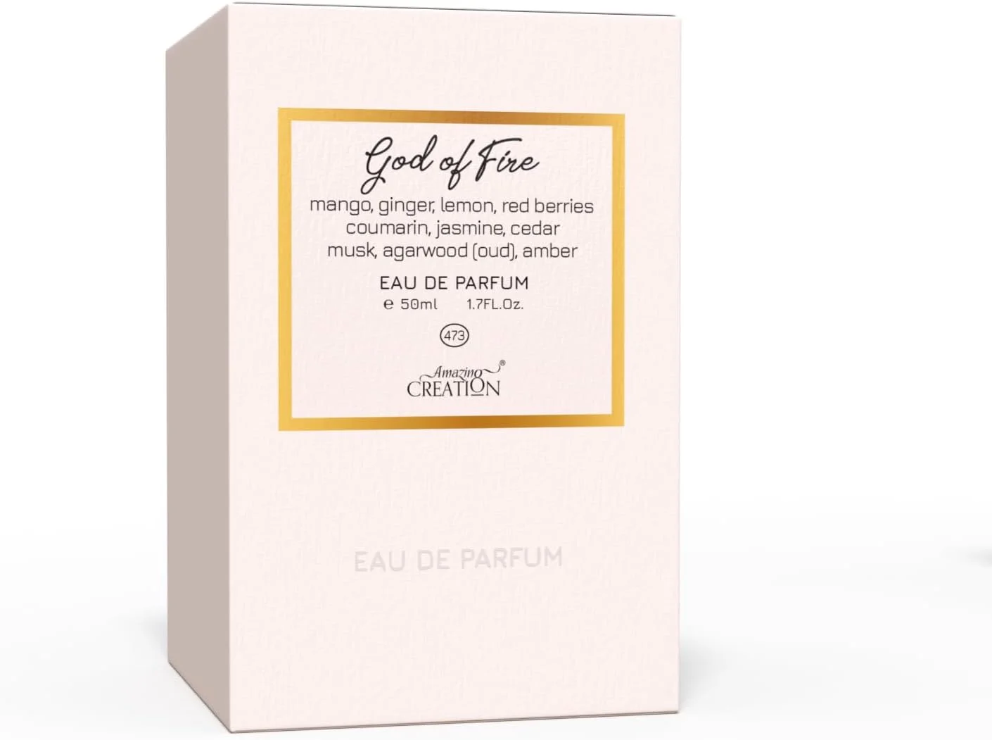 ادو پرفیوم یونی‌سکس Amazing Creation God of Fire، ۵۰ میلی‌لیتر