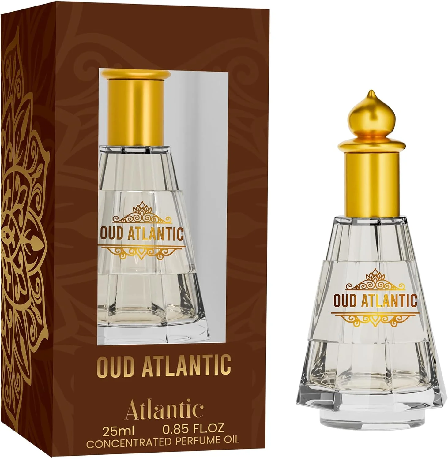 عطر آتلانتیک - روغن عطر 25 میلی لیتری مردانه و زنانه - عطر یونیسکس (عود)