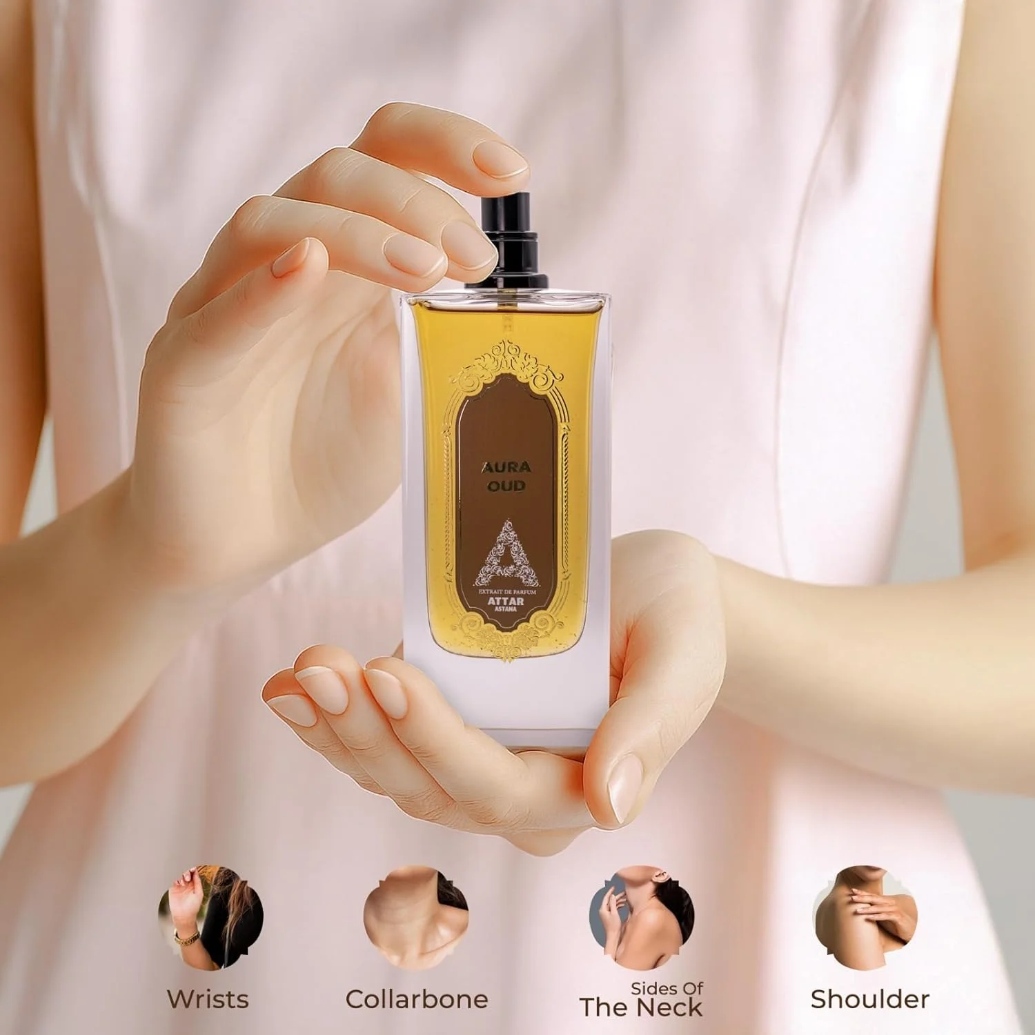 ادکلن اسپری عطر عود AURA از Attar de Astana، حجم 75 میلی لیتر، عطر عربی لوکس ماندگار برای مردان و زنان، رایحه چوبی شرقی. رایحه عود عربی غلیظ برای مردان و زنان، عطور للرجال ادکلن اسپری عطر عود AURA از Attar de Astana، حجم 75 میلی لیتر، عطر عربی لوکس ماندگار برای مردان و زنان، رایحه چوبی شرقی. رایحه عود عربی غلیظ برای مردان و زنان، عطور للرجال