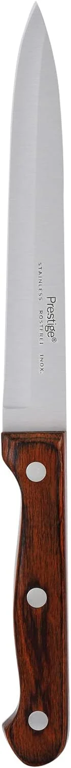چاقوی کاربردی کلاسیک پرستیژ 12.5 سانتی متر | چاقو با دسته چوبی | تیغه های سخت و گود