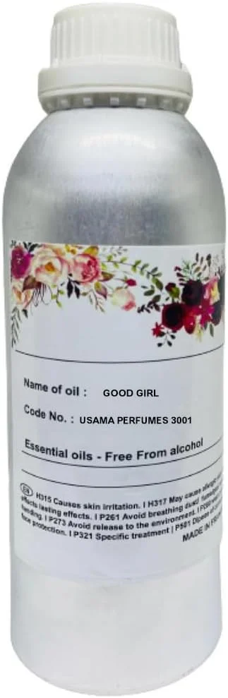 روغن عطر غلیظ گود گرل | روغن عطر آروماتیک | روغن عطر با رایحه غنی و اصل زنانه | 1000 میلی لیتر روغن عطر از عطر اسامه | الحافظ عود