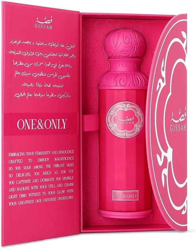 ادکلن زنانه گیسا وان اند اونلی (200 میلی لیتر) با ماندگاری طولانی، رایحه ای ظریف | رایحه ای گلی میوه ای با یاس، گل شمعدانی، کارامل، نعناع هندی، عنبر سائل ماداگاسکار، مشک سفید