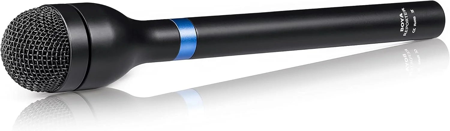 میکروفون دستی XLR داینامیک همه جهته BOYA BY-HM100 ایده آل برای ENG (گردآوری اخبار الکترونیکی)، مصاحبه ها، ارائه ها، کنفرانس ها و موارد دیگر، مشکی میکروفون دستی XLR داینامیک همه جهته BOYA BY-HM100 ایده آل برای ENG (گردآوری اخبار الکترونیکی)، مصاحبه ها، ارائه ها، کنفرانس ها و موارد دیگر، مشکی