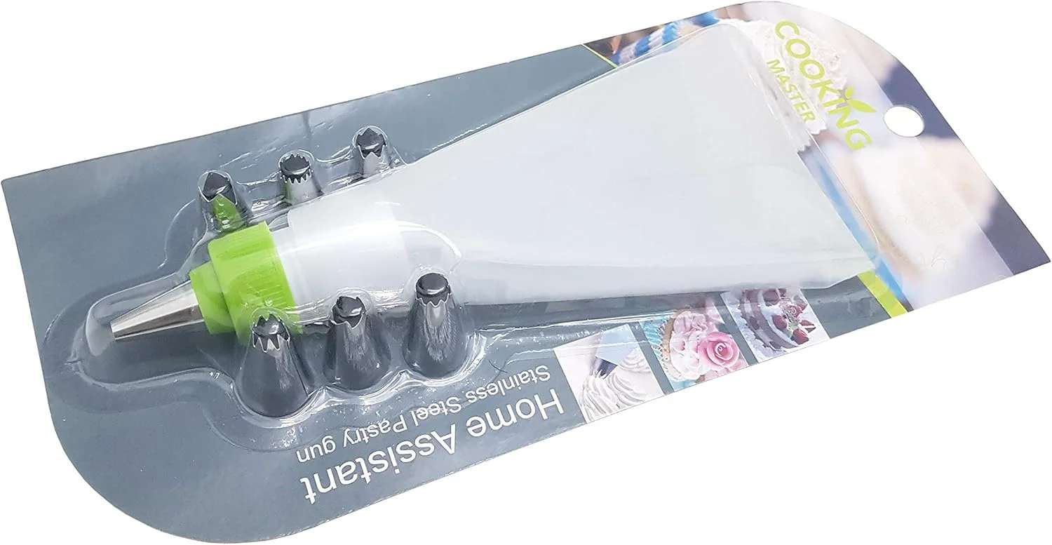 ست 7 تکه ابزار تزئین کیک ARTC، لوازم جانبی آشپزخانه سیلیکونی، کیسه خامه قنادی ست 7 تکه ابزار تزئین کیک ARTC، لوازم جانبی آشپزخانه سیلیکونی، کیسه خامه قنادی