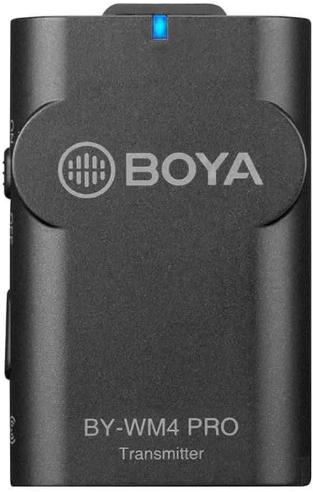 سیستم میکروفون یقه ای دیجیتال بی سیم دو نفره بویا مدل By-Wm4 Pro-K6 برای دستگاه های USB-C (2.4 گیگاهرتز)