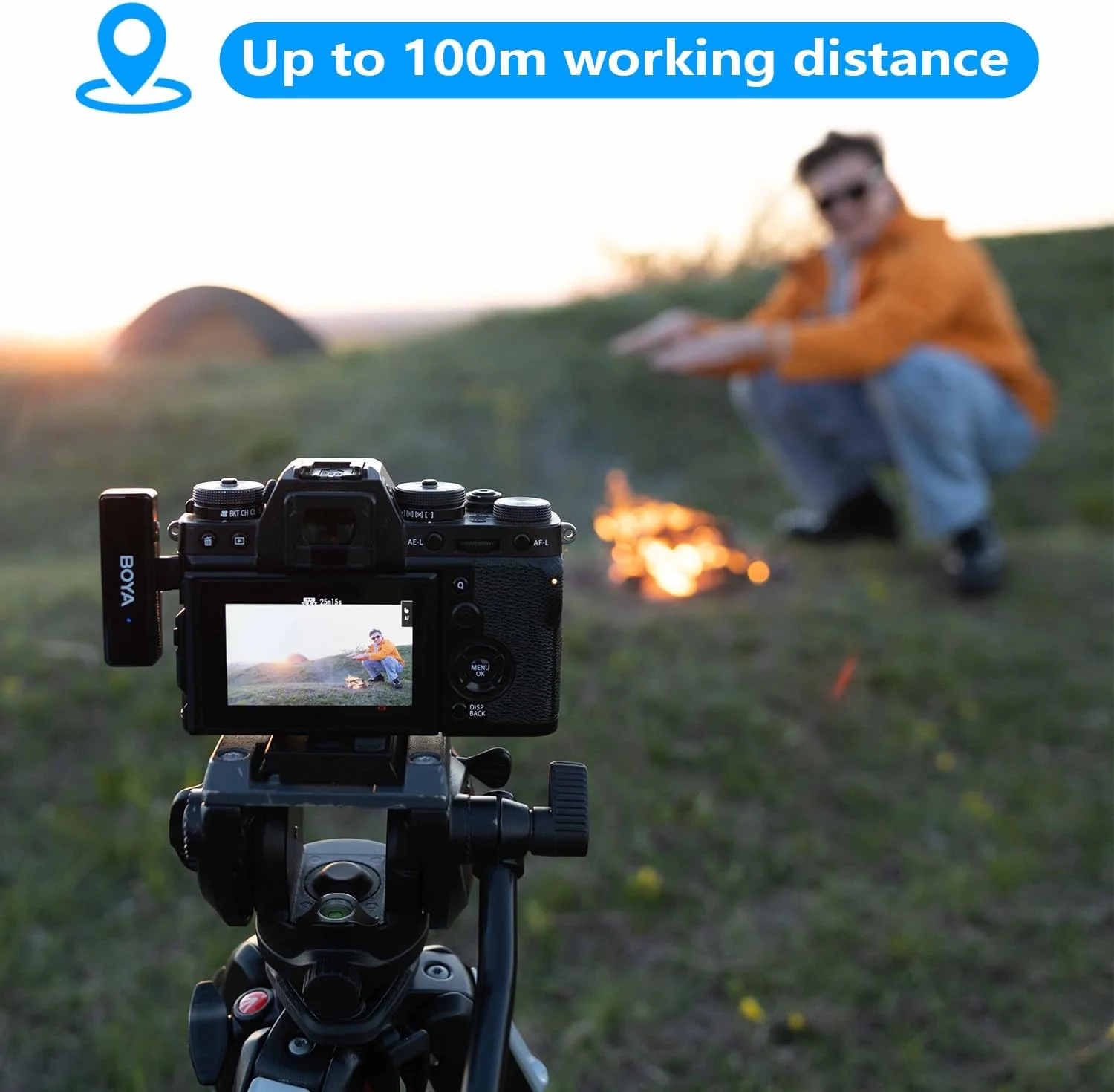 میکروفون یقه ای بی سیم 3 در 1 BOYA BOYALINK برای آیفون، اندروید، میکروفون یقه ای دو کاناله با قابلیت حذف نویز برای مصاحبه، پادکست ویدیویی، ولاگینگ و یوتیوب میکروفون یقه ای بی سیم 3 در 1 BOYA BOYALINK برای آیفون، اندروید، میکروفون یقه ای دو کاناله با قابلیت حذف نویز برای مصاحبه، پادکست ویدیویی، ولاگینگ و یوتیوب