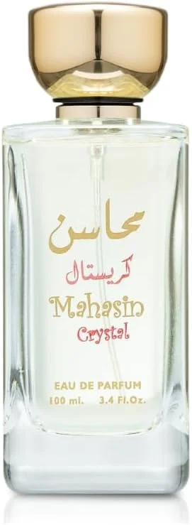 عطر ادو پرفیوم زنانه لطافه محاسن کریستال 100 میلی لیتر به همراه اسپری دئودورانت 50 میلی لیتر