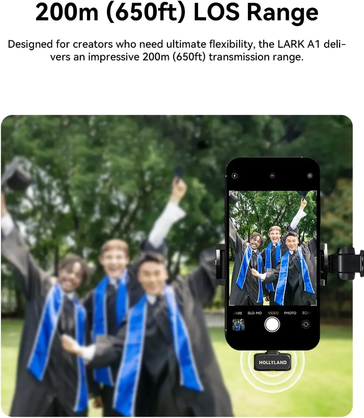 میکروفون بی سیم مینی Hollyland Lark A1 برای آیفون و اندروید، 48kHz/24-bit، حذف نویز هوشمند 3 سطحی، میکروفون های بی سیم برای یوتیوب، پادکست، تیک تاک و ولاگ (2TX + 2RX + جعبه شارژ) میکروفون بی سیم مینی Hollyland Lark A1 برای آیفون و اندروید، 48kHz/24-bit، حذف نویز هوشمند 3 سطحی، میکروفون های بی سیم برای یوتیوب، پادکست، تیک تاک و ولاگ (2TX + 2RX + جعبه شارژ)
