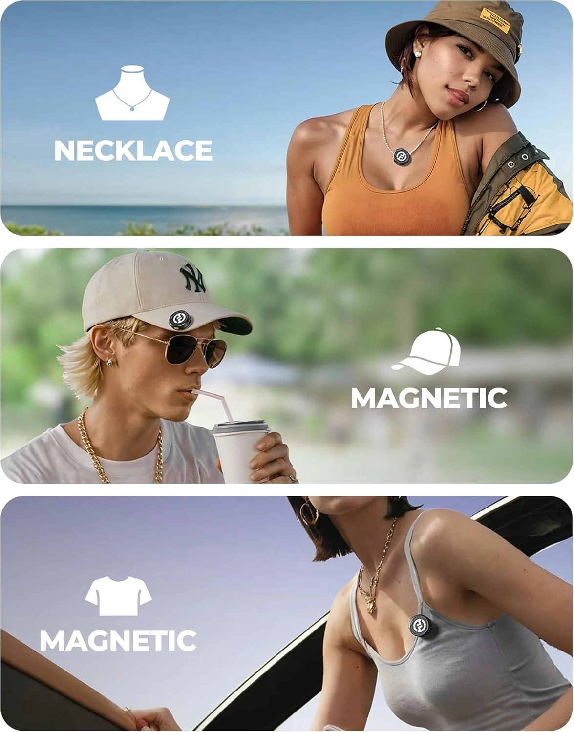 میکروفون بی سیم Hollyland LARK M2 برای آیفون، اندروید و دوربین، صدای Hi-Fi با کیفیت 48 کیلوهرتز 24 بیتی، برد 1000 فوتی LOS، حذف نویز، مدت زمان 40 ساعته برای ولاگ، یوتیوب، استریم