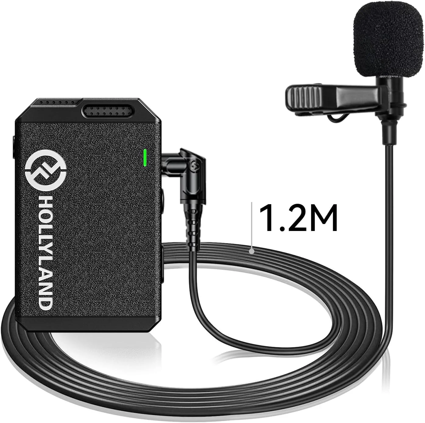 میکروفون یقه ای اومنی دایرکشنال HollyView Hollyland برای سیستم میکروفون Lark Max - مشکی، (1 عدد) میکروفون یقه ای اومنی دایرکشنال HollyView Hollyland برای سیستم میکروفون Lark Max - مشکی، (1 عدد)